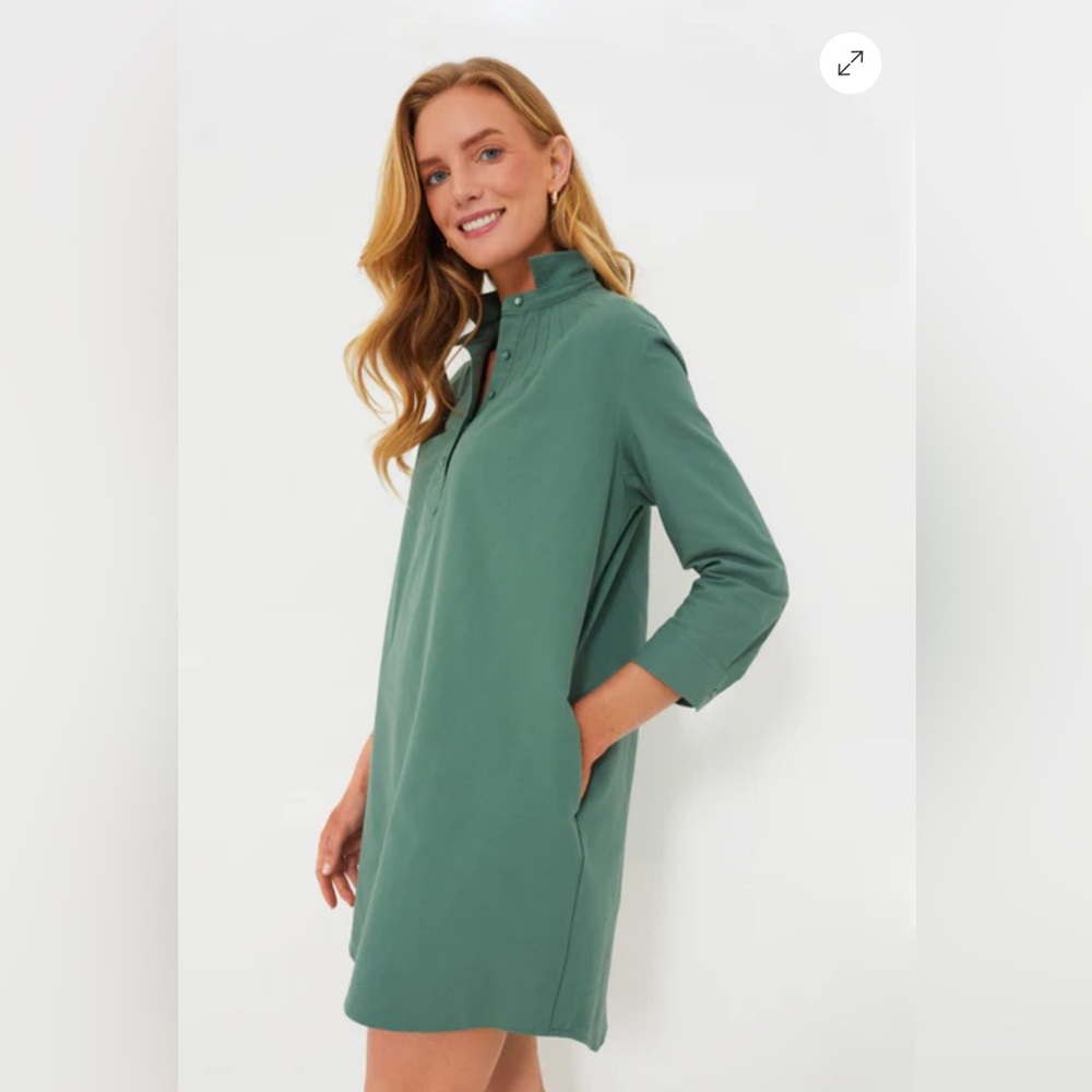 NWT Sold Out Tuckernuck Green Polly Dress size Small